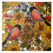 Autumn tuin 1 tegeltje (Voorkant)