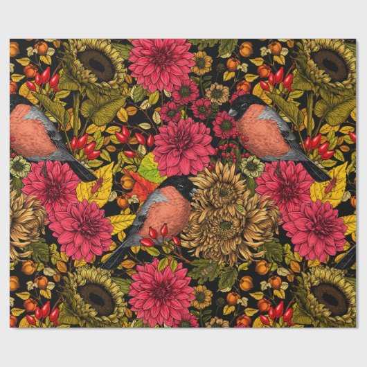 Autumn tuin 2 cadeaupapier (Vlak)