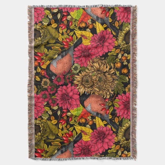 Autumn tuin 2 deken (Voorkant Verticaal)