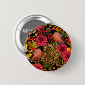 Autumn tuin 2 ronde button 5,7 cm (Voorkant /achterkant)