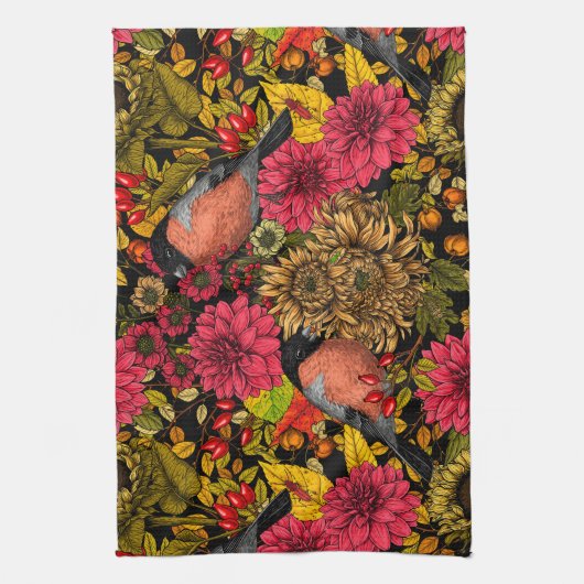 Autumn tuin 2 theedoek (Verticaal)