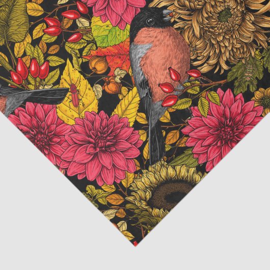 Autumn tuin 2 tissuepapier (Detail)