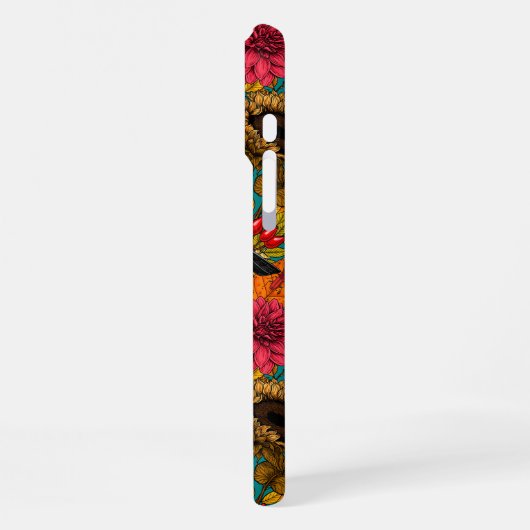 Autumn tuin 3 iPhone hoesje (Linkerkant)