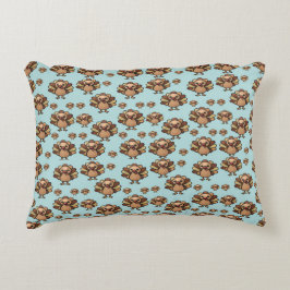 Autumn Turkey Pattern Pillow – Festive Thanksgivin Accent Kussen