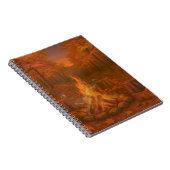 Autumn Twilight Bonfire Notitieboek (Rechterzijde)