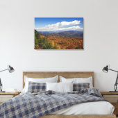 Autumn uitzicht Zuid-Appalachian Mountains Canvas Afdruk (Insitu (Slaapkamer))