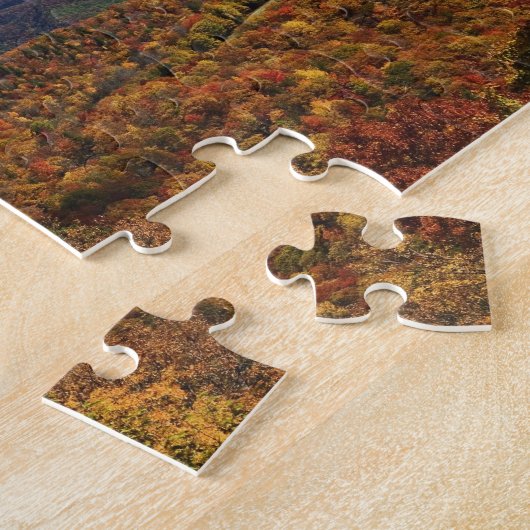 Autumn uitzicht Zuid-Appalachian Mountains Legpuzzel (Zijkant)