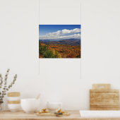 Autumn uitzicht Zuid-Appalachian Mountains Poster (Keuken)