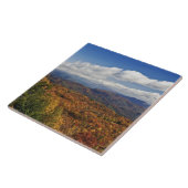 Autumn uitzicht Zuid-Appalachian Mountains Tegeltje (Zijkant)