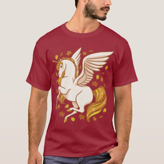Autumn Unicorn T-shirt (Voorkant)