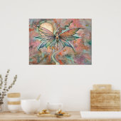 Autumn Upgust Fairy Fantasy Art van Molly Harrison Poster (Keuken)