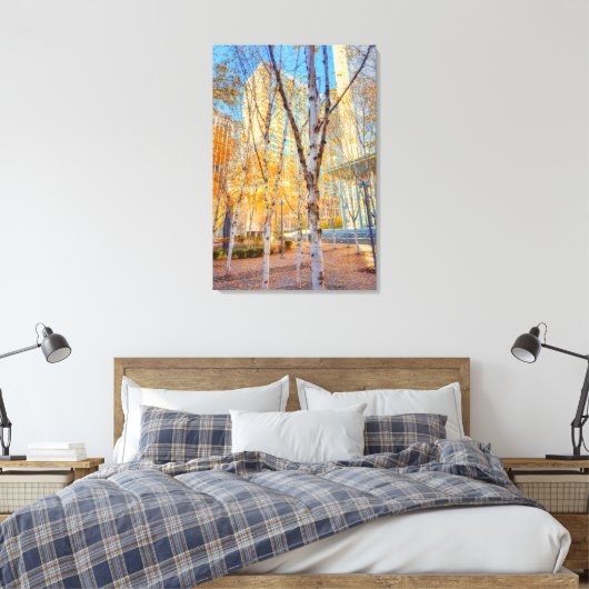 Autumn Urban Canvas Afdruk (Insitu (Slaapkamer))