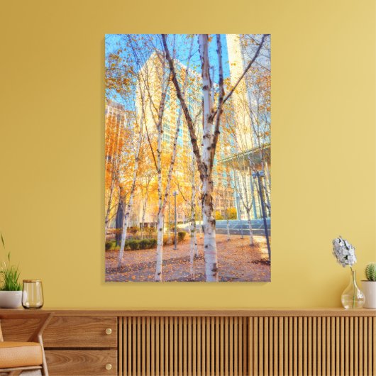 Autumn Urban Canvas Afdruk (Insitu (Woonkamer))