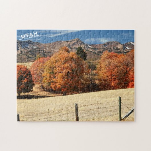 Autumn Utah, Wasatch Mountains Legpuzzel (Horizontaal)