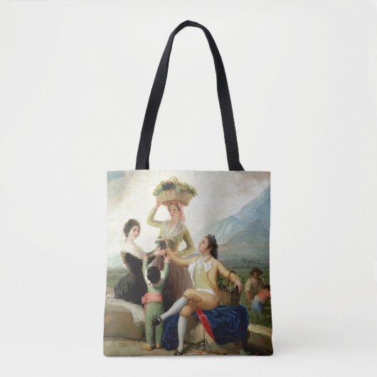 Autumn van Francisco Jose de Goya y Lucientes Tote Bag (Voorkant)