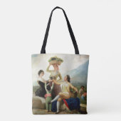 Autumn van Francisco Jose de Goya y Lucientes Tote Bag (Achterkant)