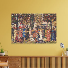 Autumn van Maurice Prendergast,  Kunst Canvas Afdruk