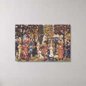 Autumn van Maurice Prendergast,  Kunst Canvas Afdruk (Voorkant)