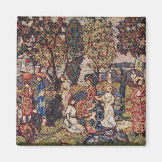 Autumn van Maurice Prendergast,  Kunst Magneet (Voorkant)