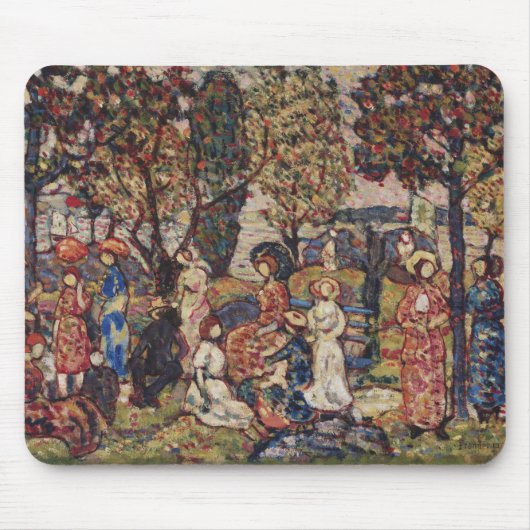 Autumn van Maurice Prendergast,  Kunst Muismat (Voorkant)