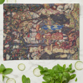 Autumn van Maurice Prendergast,  Kunst Theedoek (Gevouwen)