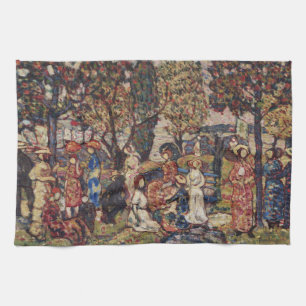 Autumn van Maurice Prendergast,  Kunst Theedoek