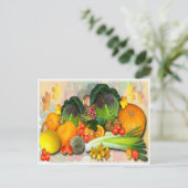 AUTUMN VEGERABLES ~ Briefkaart (Staand voorkant)