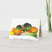 AUTUMN VEGETALES ~ Card (Achterkant)