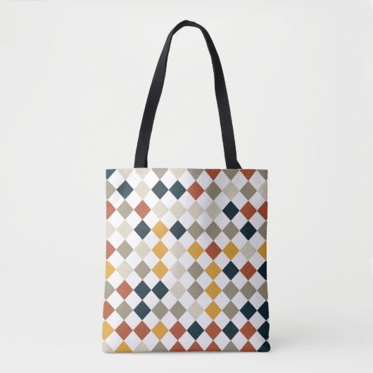 Autumn Veil Harlequin Tote Bag (Voorkant)