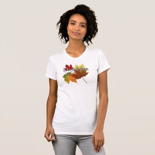 AUTUMN VERLAAT MINNESOTA T-SHIRT (Voorkant volledig)