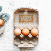 Autumn verlaat roestend script Etiket karton Etike