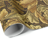 Autumn verlaat William Morris  patroon Cadeaupapier (Rol Hoek)
