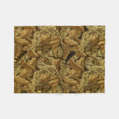 Autumn verlaat William Morris patroon Fleece Deken (Voorkant (Horizontaal))