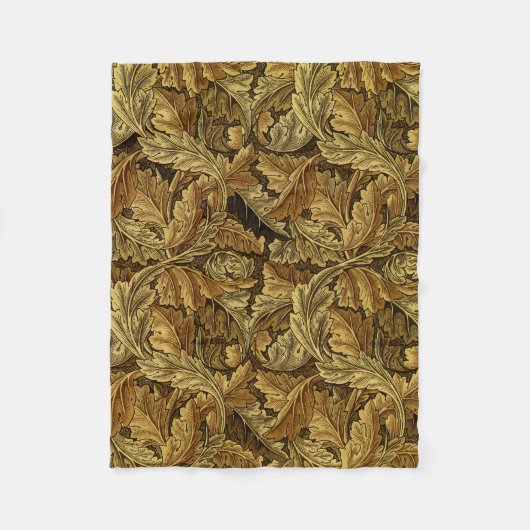 Autumn verlaat William Morris patroon Fleece Deken (Voorkant)