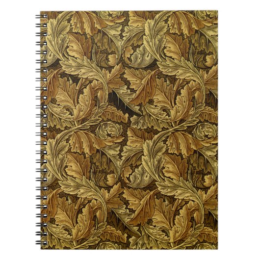 Autumn verlaat William Morris patroon Notitieboek (Voorkant)