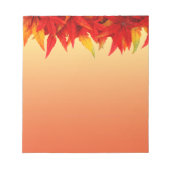 Autumn verliest grens notitieblok (Voorkant)