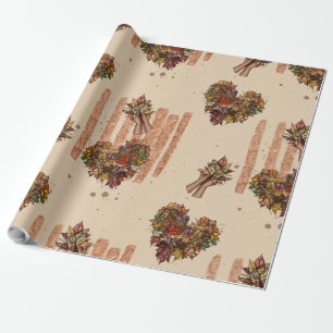 Autumn verliest hart cadeaupapier