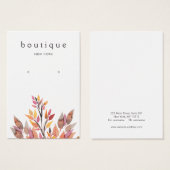 Autumn verliest juwelen die een visitekaartje verd (Voorkant /achterkant)