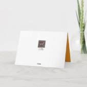 Autumn verliest Thanksgiving-kaart Feestdagen Kaart (Achterkant)