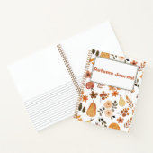 Autumn Vibe Journal cadeau voor haar 🌸💗🤎🍁✨ Notitieboek (Binnen)