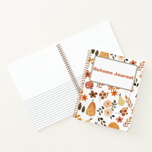 Autumn Vibe Journal cadeau voor haar 🌸💗🤎🍁✨ Notitieboek (Binnen)
