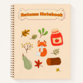 Autumn Vibe Journal cadeau voor haar 🤎🥨🍁✨ Notitieboek (Voorkant)