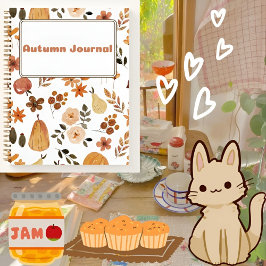 Autumn Vibe Journal cadeau voor haar 🌸💗🤎🍁✨ Notitieboek