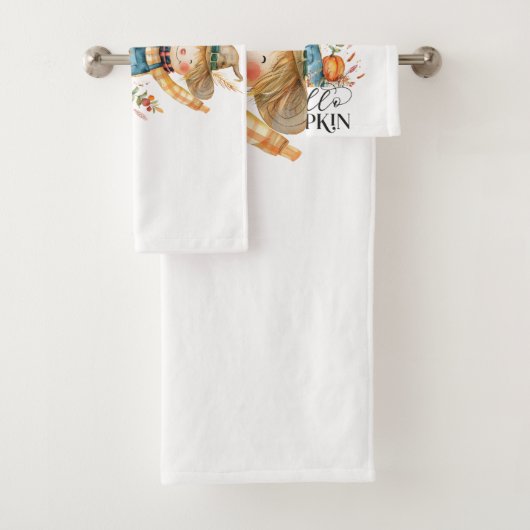 Autumn Vibes Bathroom Towel Set Bad Handdoek (Insitu)