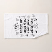 Autumn Vibes Bathroom Towel Set Bad Handdoek (Handdoek)