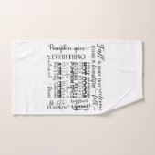 Autumn Vibes Bathroom Towel Set Bad Handdoek (Handdoek)