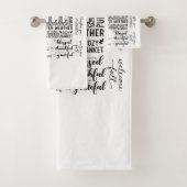 Autumn Vibes Bathroom Towel Set Bad Handdoek (Insitu)