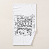 Autumn Vibes Bathroom Towel Set Bad Handdoek (Handdoek)