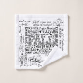 Autumn Vibes Bathroom Towel Set Bad Handdoek (Wasdoekje)