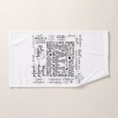 Autumn Vibes Bathroom Towel Set Bad Handdoek (Handdoek)